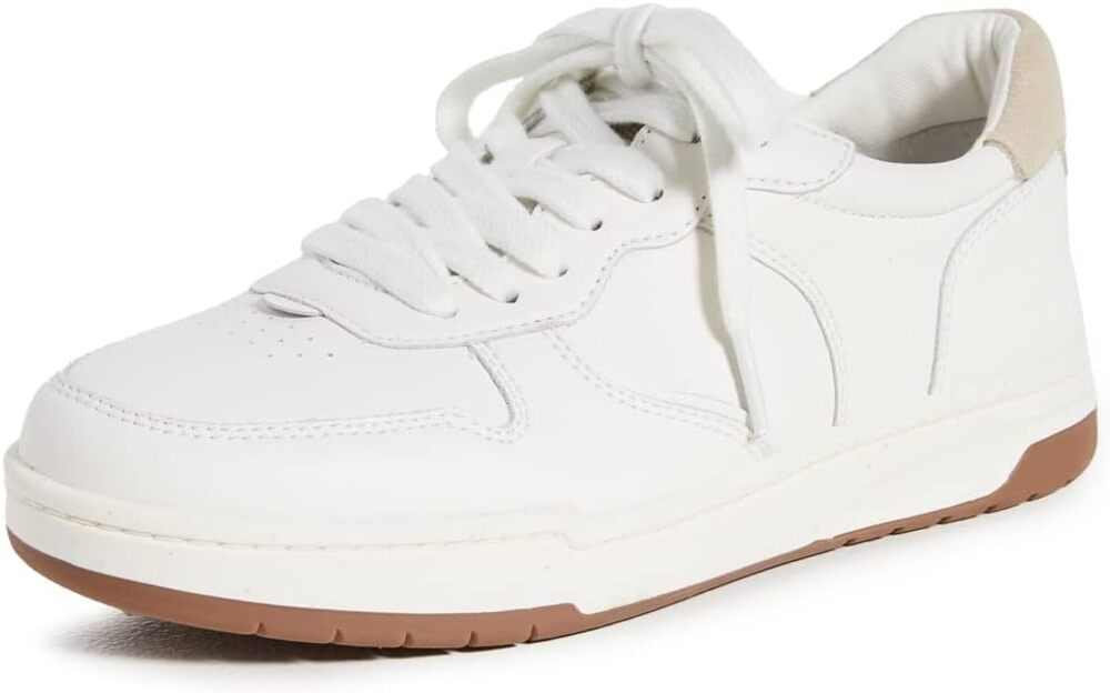 Madewell Court Leather Sneakers Cloudlift Lace Up Low Top Ivory Multi W6.5 M5